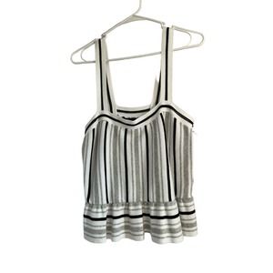 COPY - Size M Banana Republic Soft Black and White Tank Top Summer